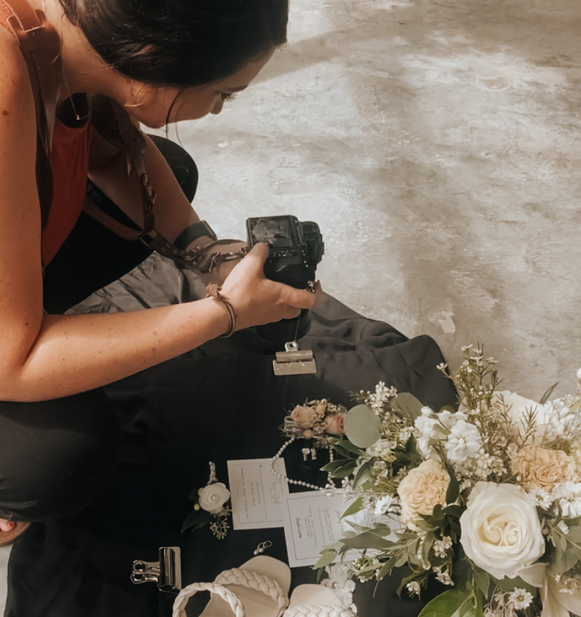 Elopement Wedding Photographer taking detail shots
