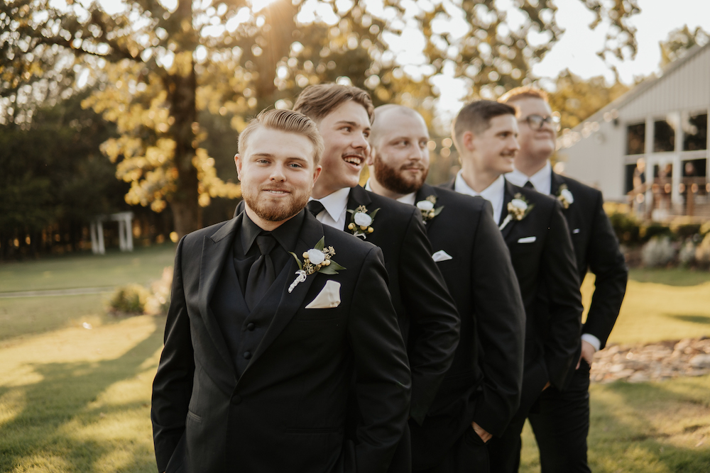 Men at Central Arkansas Wedding Venues